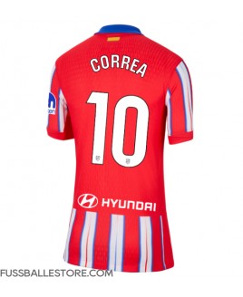 Günstige Atletico Madrid Angel Correa #10 Heimtrikot Damen 2024-25 Kurzarm